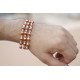 Rudraksha Silver Bracelet 3 Line (For Men/Women)