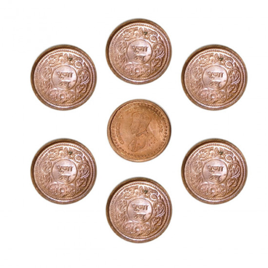 Copper Coin ( Set of 43 coins) + 1 Copper Coin With Whole