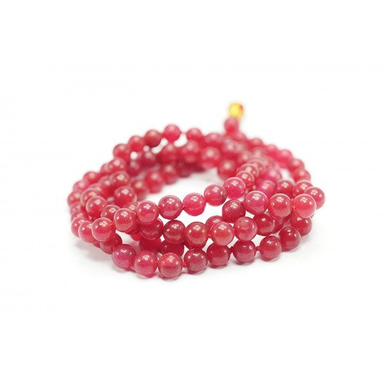 Red Hakik Mala (108+1 Beads) - Agate Mala